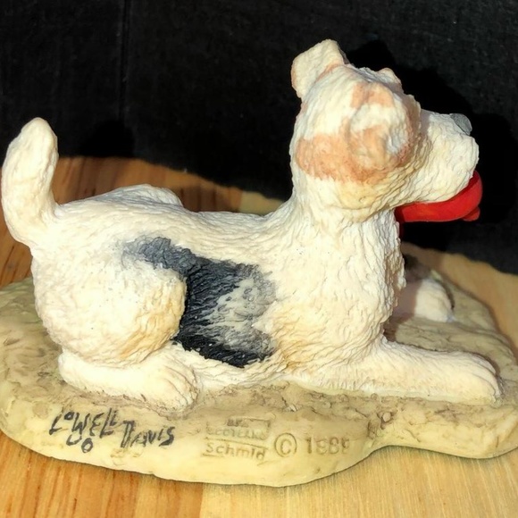 LOWELL DAVIS- SEEIN' RED #225207 - DOG WITH SHOE - Picture 3 of 3